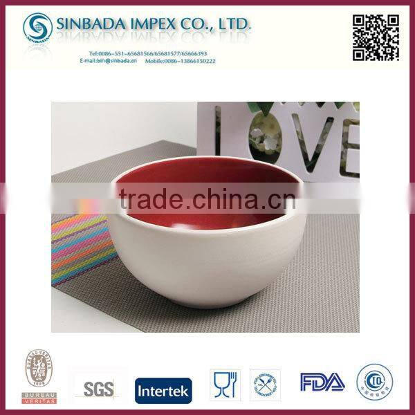 2015 hot sell cheap ceramic dinner rice bowl/small ceramic bowl