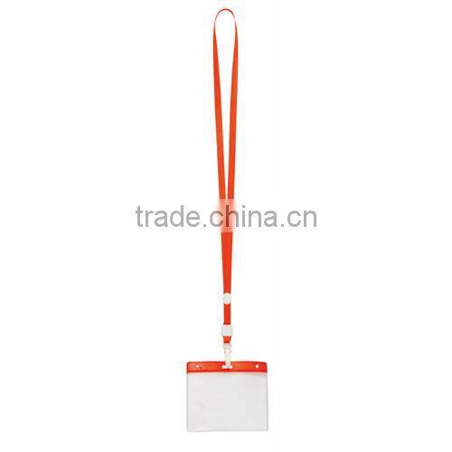 badge holder with clip,promotional PVC badge holder
