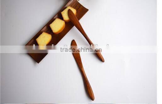 CY195 Dutch wooden cutlery wooden butter knife butter knife cheese smear jam cake knife Bakeware