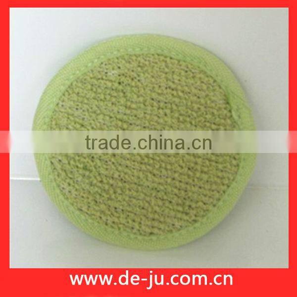 Light Green Soft Small Scrub Cleaning Sponge Facial Scrub