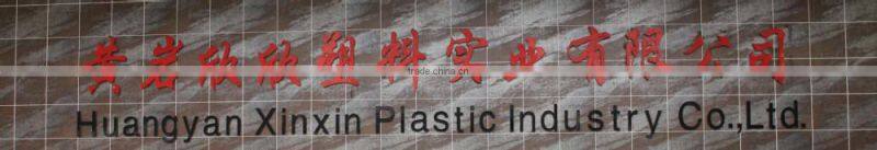 PS Dia 33.2cm Plastic transparent round snack serving tray/TPR anti-skid anti-slip tray