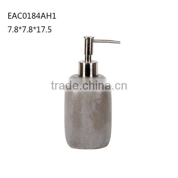 Natural bare or plain concrete simply bathroom accessories for hotel