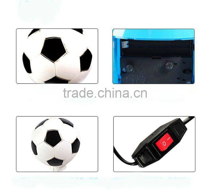 Football shape lamp function alarm clock
