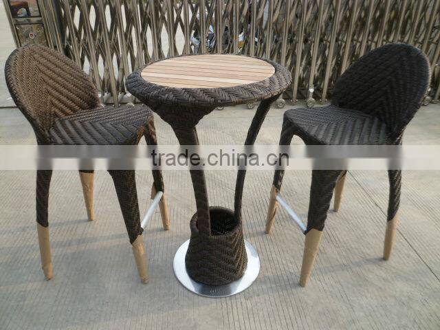 Outdoor bar furniture teakwood bar table