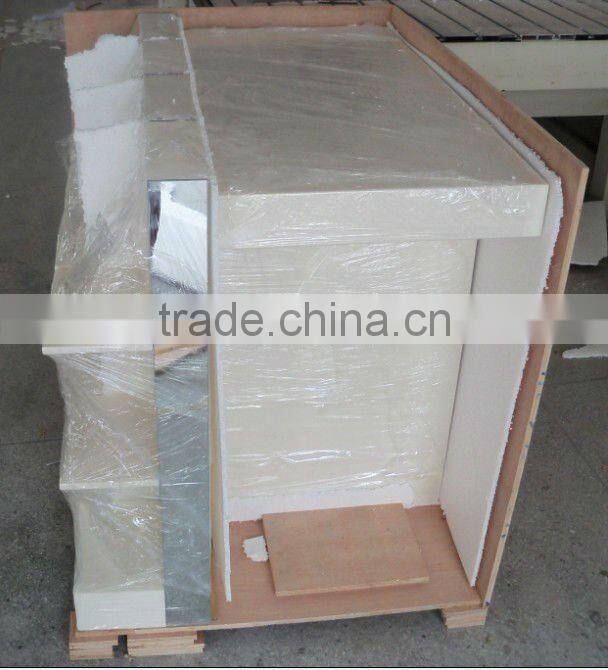 Custom sized solid surface made Office self service kitchen counter