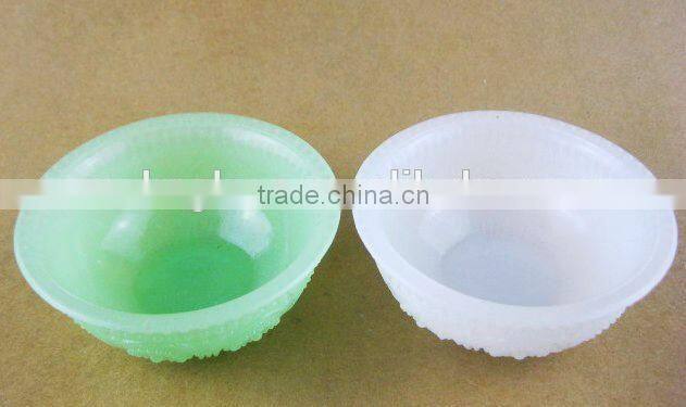 glass bowl, Jade - like glass bowl