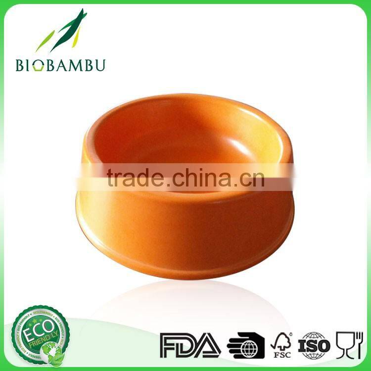 Affordable Environmental Bio bamboo fiber dog bowl
