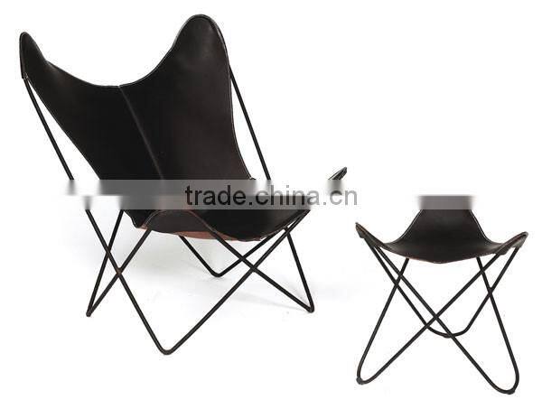 Furniture accessories Black color ottoman butterfly chair frame latest products in market