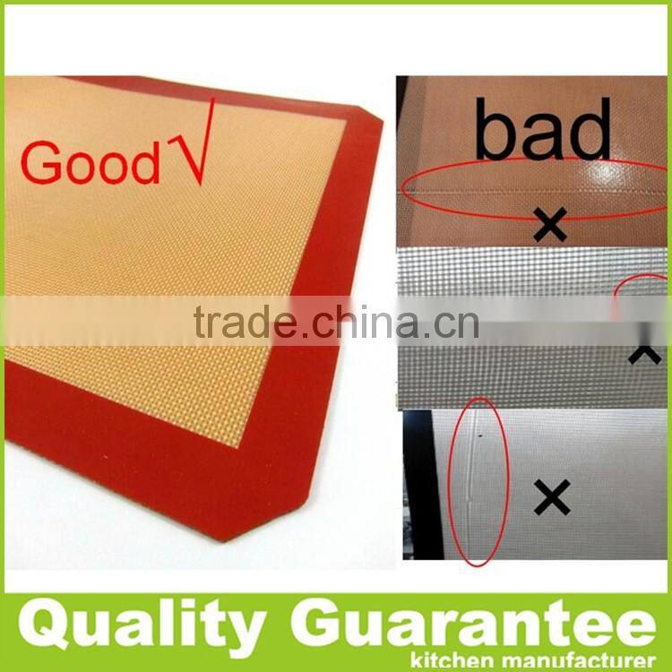 Wholesale non-stick baking mat silicon baking sheet custom fiberglass mat Silicone Baking Mat