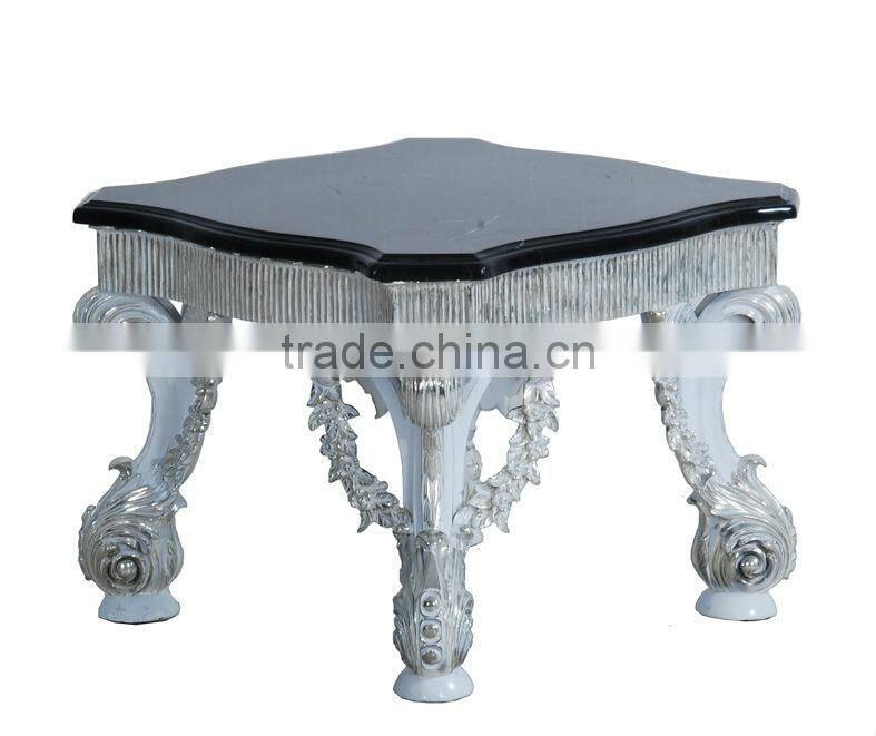 Baroque style antique rectangle coffee table