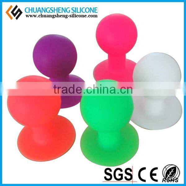 Round head octopus head silicone mobile phone holder