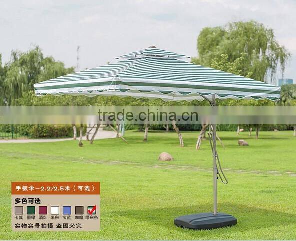 Wholesale outdoor sunshade umbrella outdoor patio umbrella double square wrench security guard umbrella