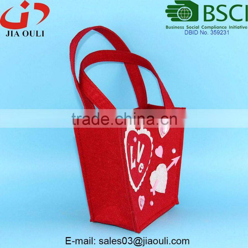 BSCI Audit Factory Halloween decorations felt bag for Party Favor