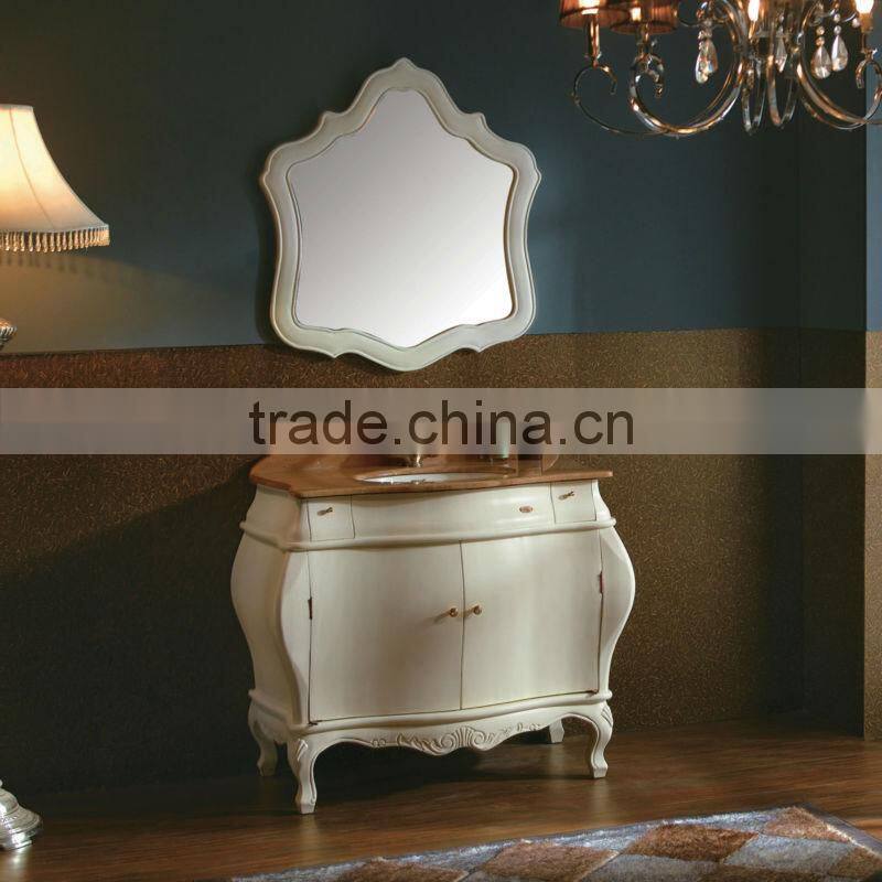Bisini Lastest European Vanities For Bathroom Design,White Color Vanity For Bathroom,Quality Bathroom Cabinet(BF08-4083)