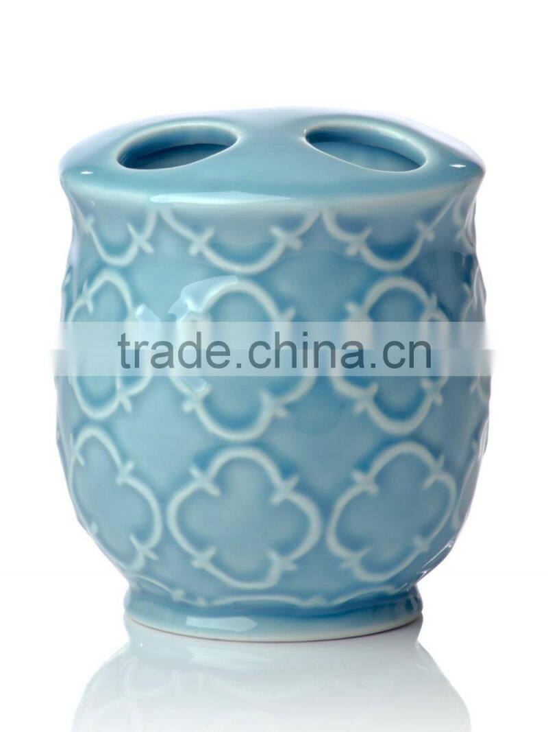 Designer 4-Piece Ceramic Bath Accessory Set by Beatrot