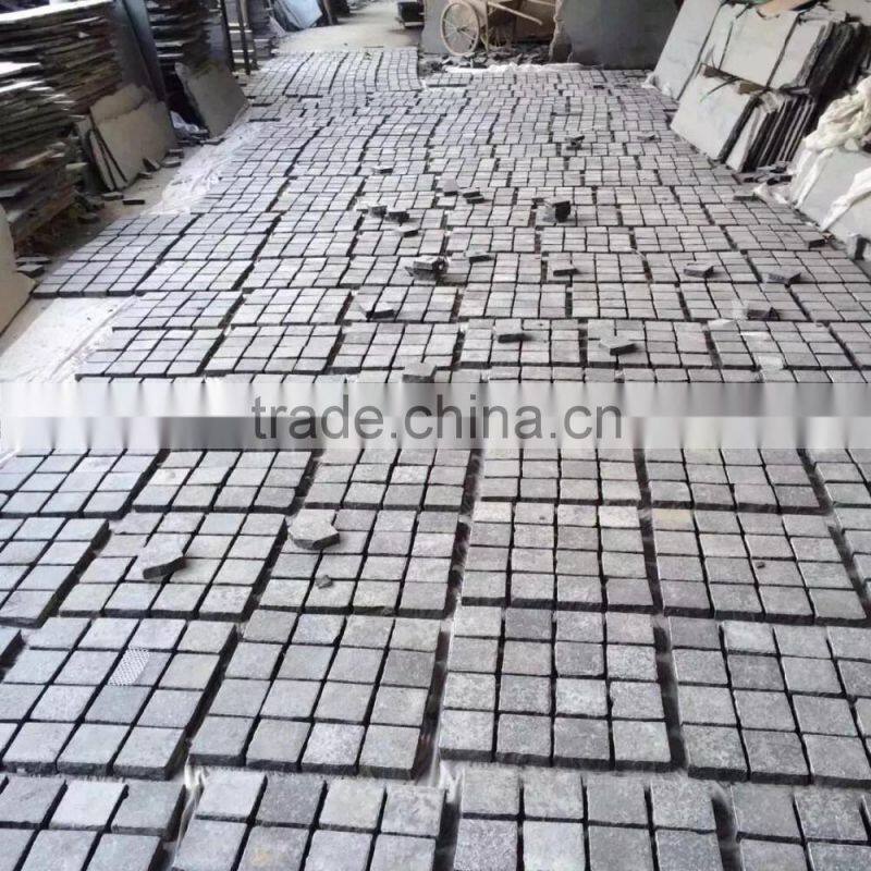 G684 black basalt granite stone paver