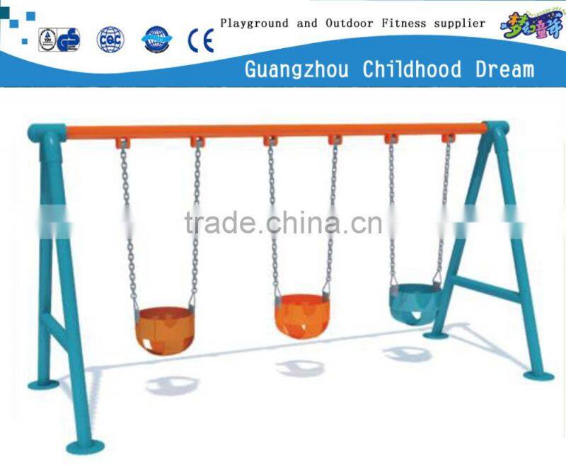 (CHD-848) 3 seats patio baby swing, new outdoor swing, plastic swing