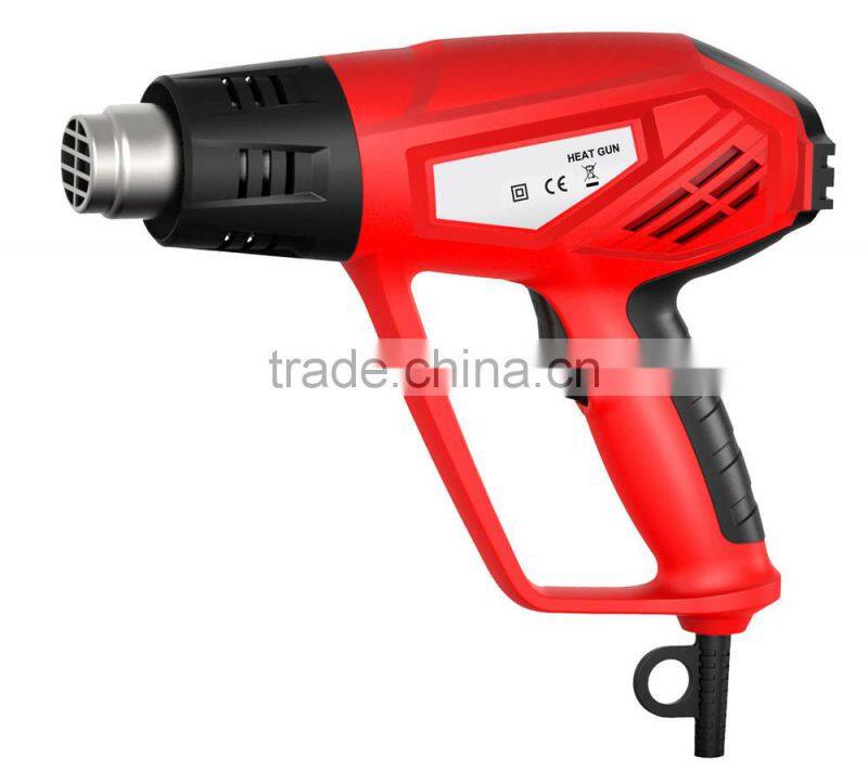 Double Handle 2000w Power Hot Air Gun Plastic Welding Shrinking Tools Mini Electric Heating Gun