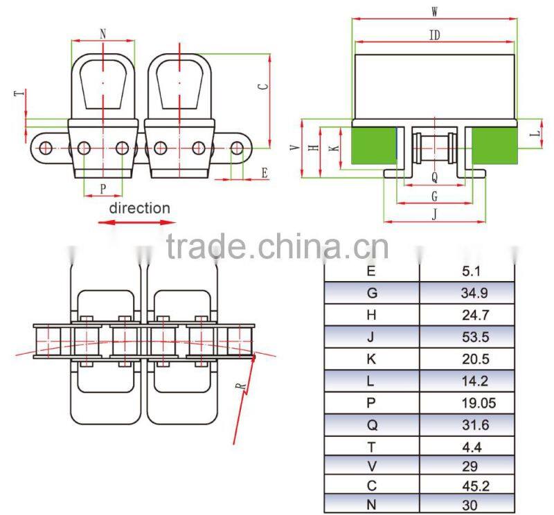 Chain for Beverage Machinery DP Series Bottle Inverse Sterilizer Machine/beverage filling /bottling equipment