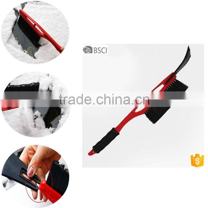 3 in 1 multifunctional extendable snow broom with ice scraper