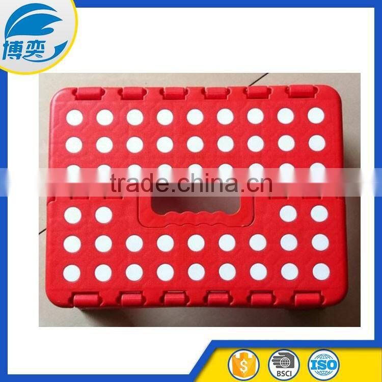 Portable Kids Cheap Bathroom Step Plastic Folding Foot Stool