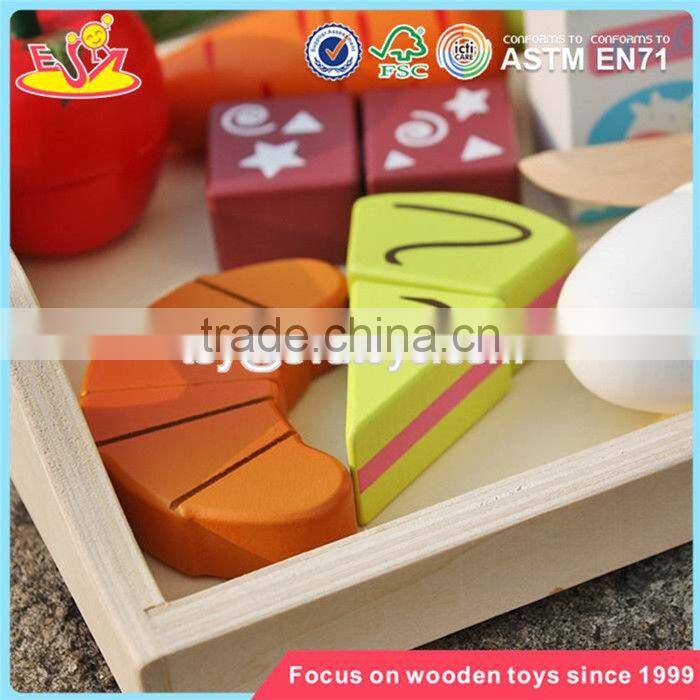 wholesale preschool food set toys wooden kids play food new design wooden kids play food W10B184