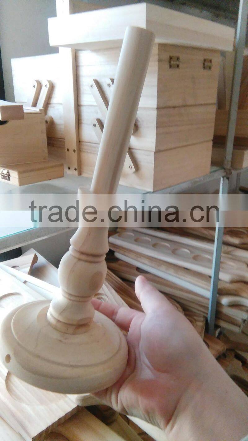 accept custom handmade wooden candle holder /candle candlestick