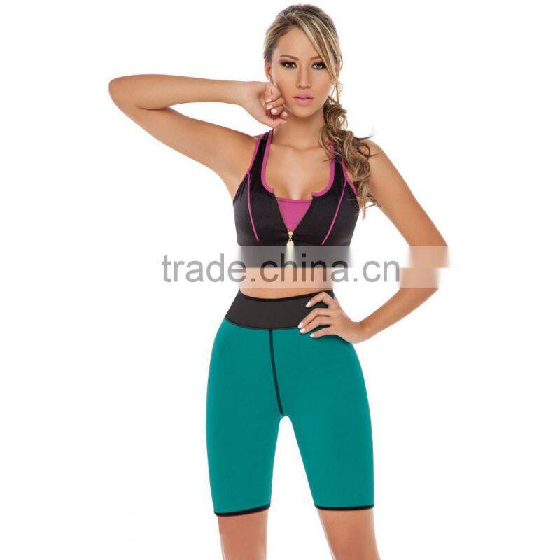 Sexy Neoprene Wetsuit Tights Women Ultra Slim Body Shaper Gym Pants