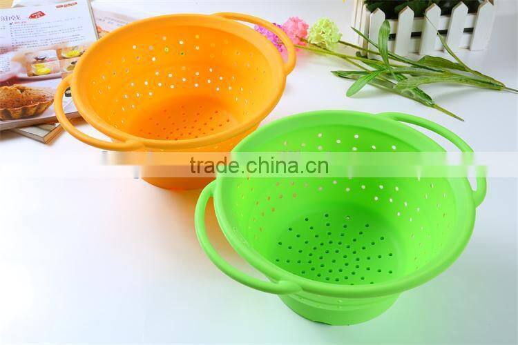 Multifunctional Silicon Basket Colander, kitchen filter Strainers tool