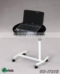 Wooden teacher table, adjustable menu floor holder stand, kitchen book floor stand