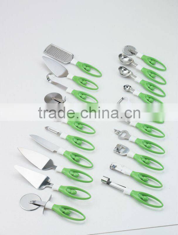 2012 new arrived stainless steel kitchenware gadgets set