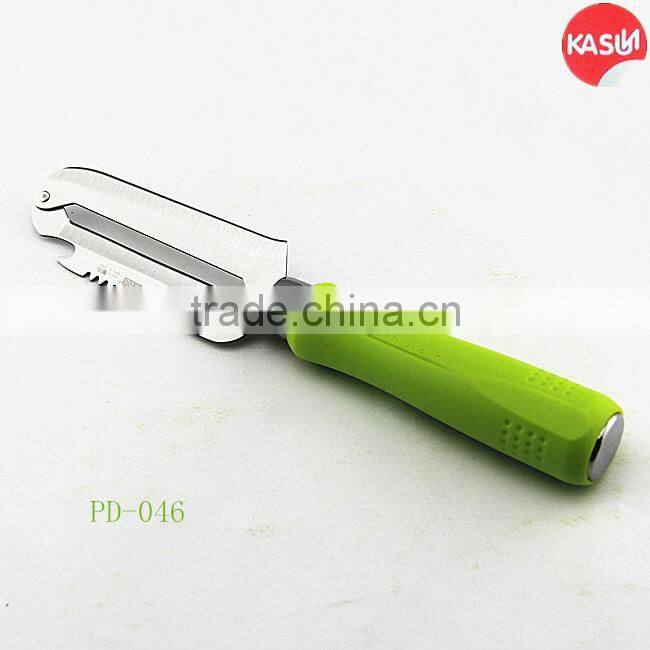 PD-048 Multi Function peeler knife Fish scraper with cover manual vegetable cutter for home use