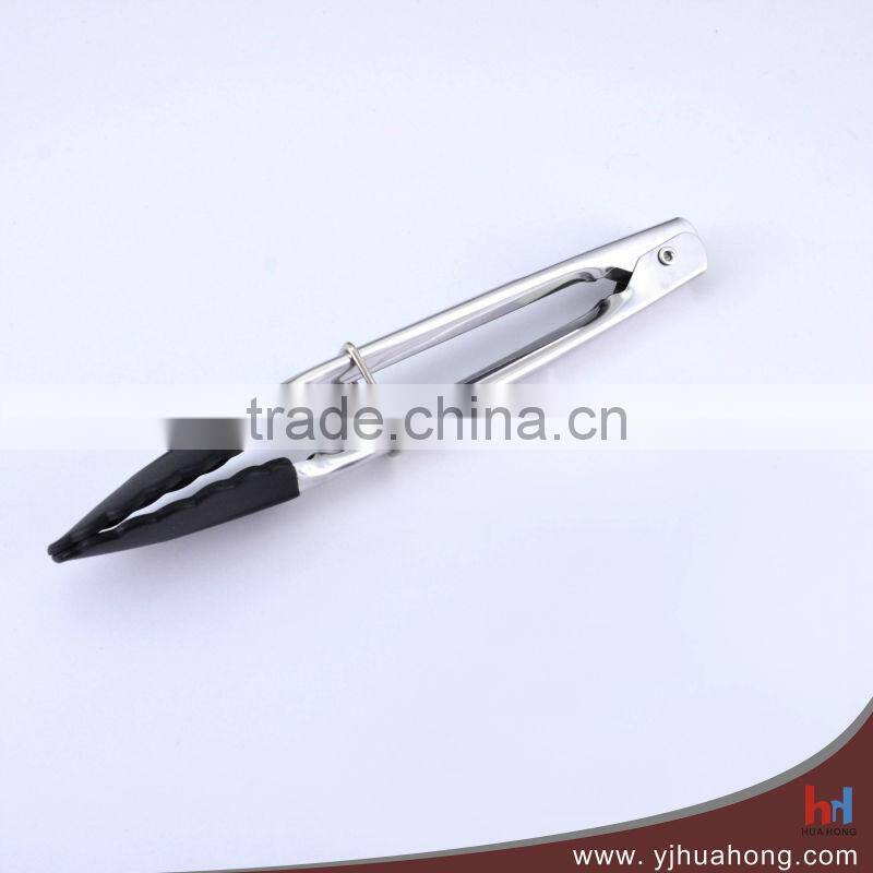Mini kitchen silicone food tongs HFT-S07DA