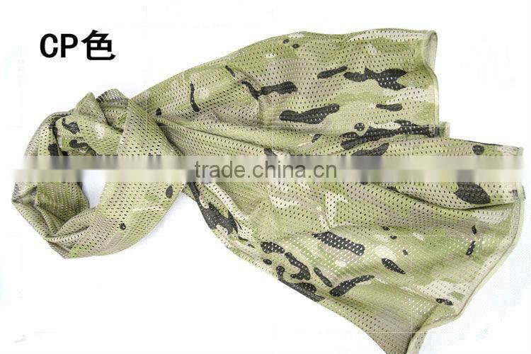 Camouflage scarf outdoor jungle scarf army scarf ,good price