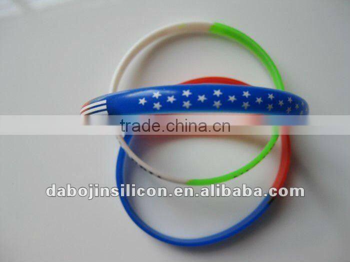 Nigeria flag wristbands