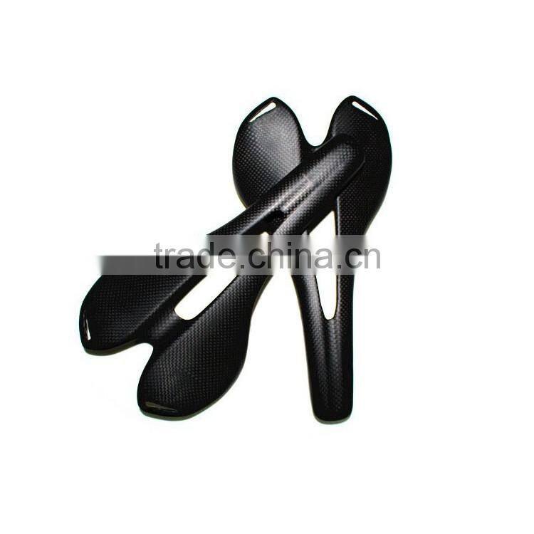 2016 high quality 3k UD full carbon fiber T700C bicycle saddle for sale