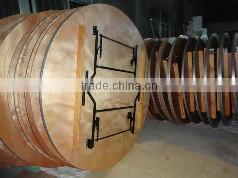 hot sale Wood folding table for banquet rental
