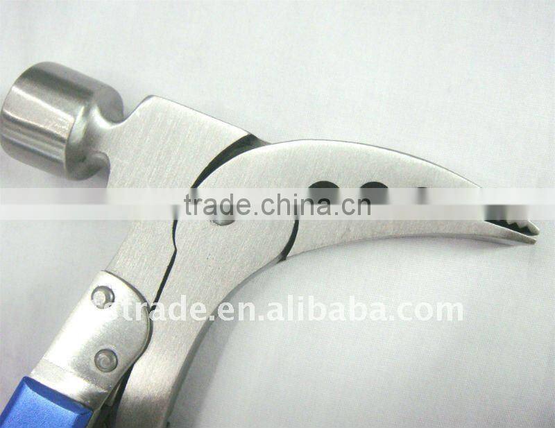 2014 new design multi tool stainless steel axep pomotion gift hammer multi hammer with axe
