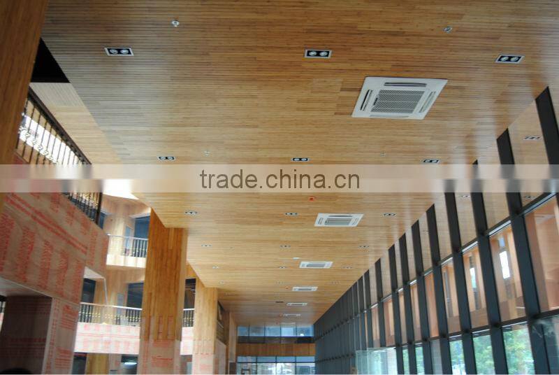 Carbonized Horizontal 2 Layers Matt Finish Bamboo Wall Panel and bamboo Ceiling With Durable Quality