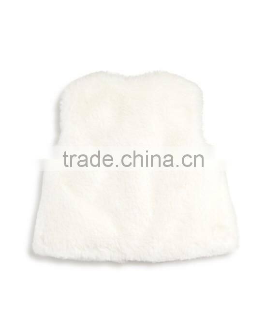 Infant Girls' Faux Fur Vest Wholesale Children's Boutique Clothing Kids Clothes HSC5623