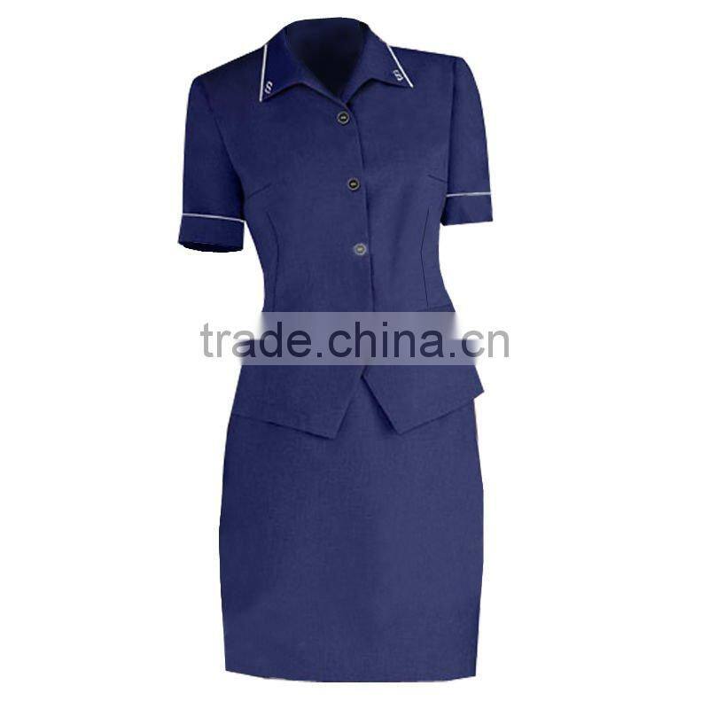 2012 office lady perfashional Uniform for bank & hotel,blouses