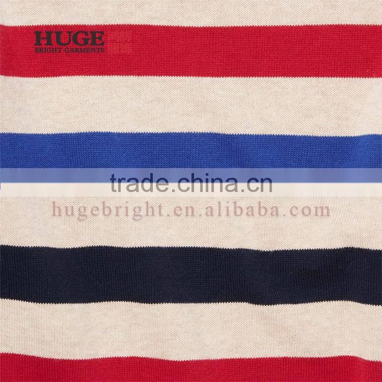 Allover Stripes 100% Cotton Kids Cotton Sweater Knitting