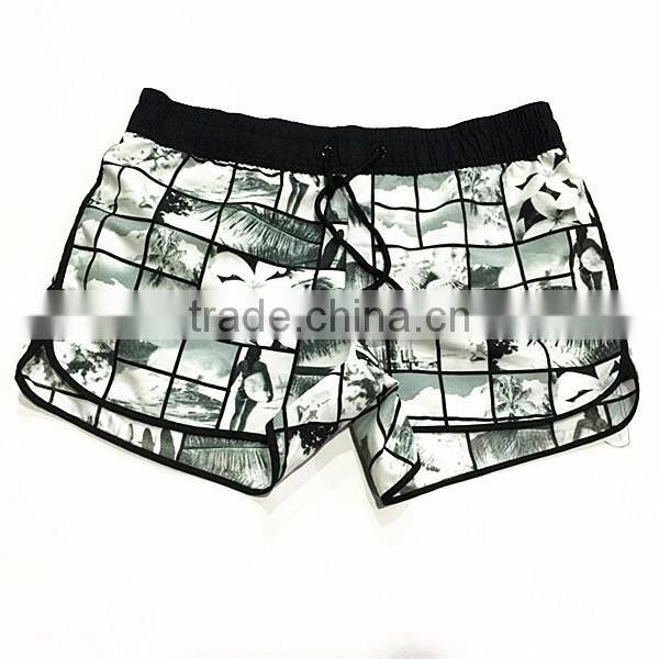 2016 Newest Elastic Plus Size Shorts Wholesale Swimwear