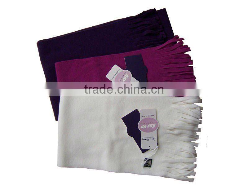 promotional gift cheap polar fleece scarf