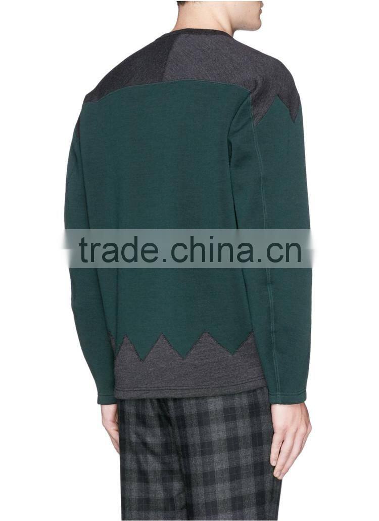 OEM couple lover polar fleece chest pocket mens sweatshirt