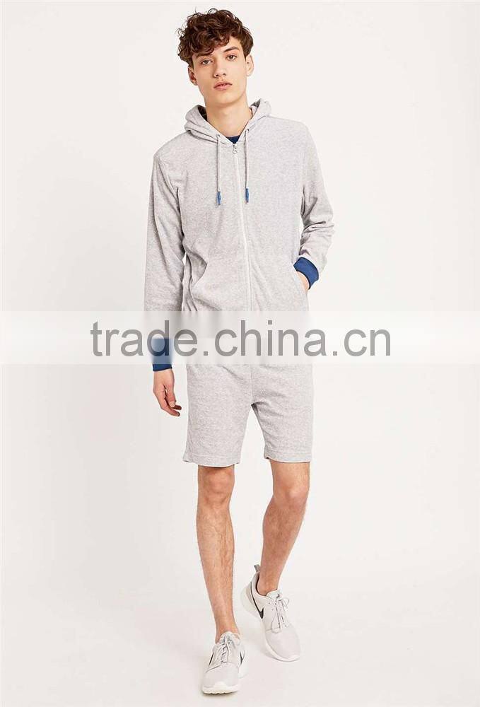 Thin hoodie with string blank pullover grey wholesale plain zip hoodies