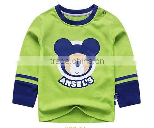 New product 2017 good quality China Professional factory children custom long sleeve t-shirt