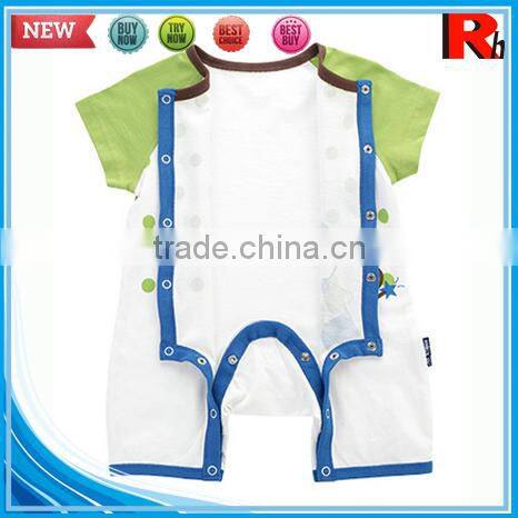 China alibaba import short sleeve cotton wholesale used funny babies clothes
