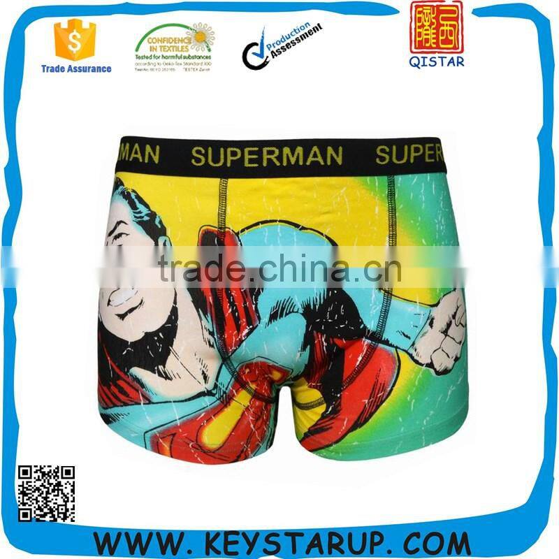 New Design Lovely Cartoon Male Comfortale Cotton Underwear Suit Briefs for Men