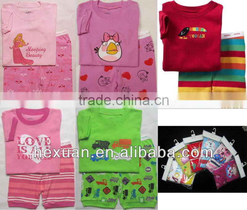 Wholesale Cotton Baby Kids Pyjamas Wholesale
